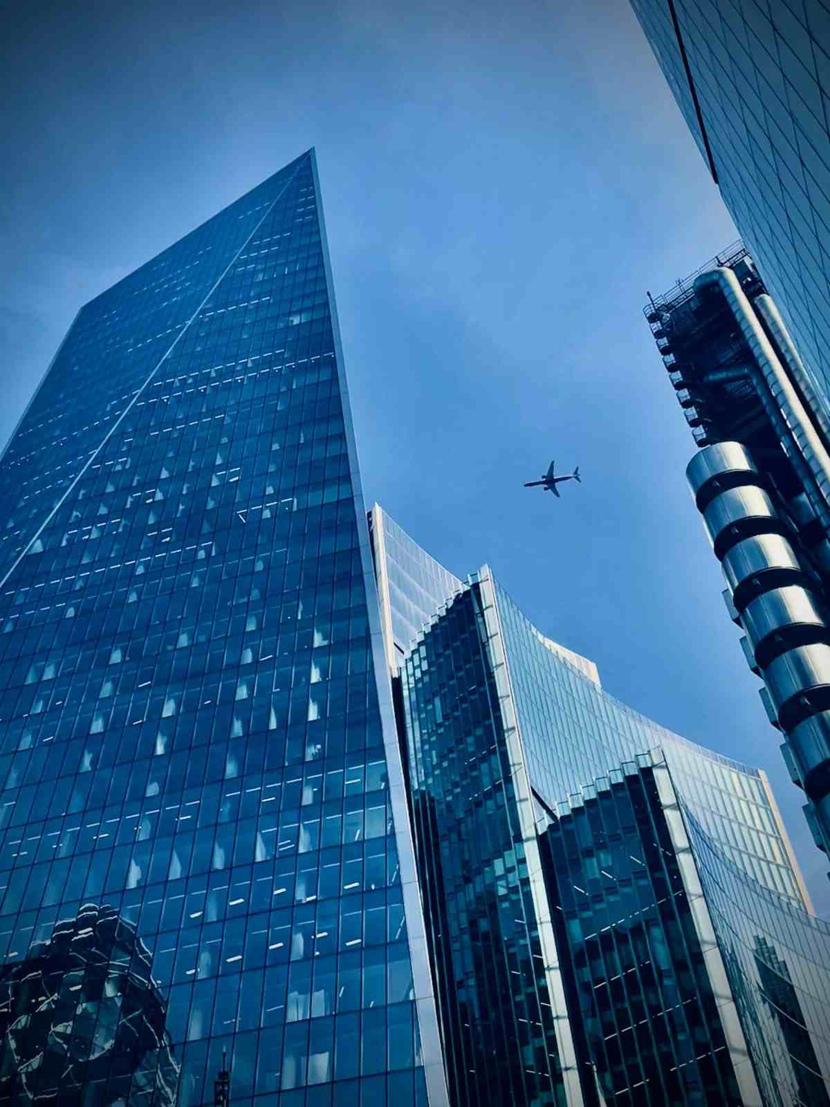 Buildings under blue sky